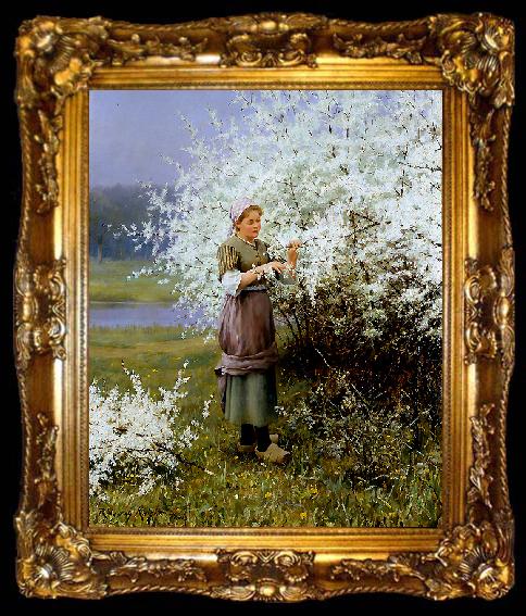 framed  Daniel Ridgeway Knight Les Cerisiers, ta009-2